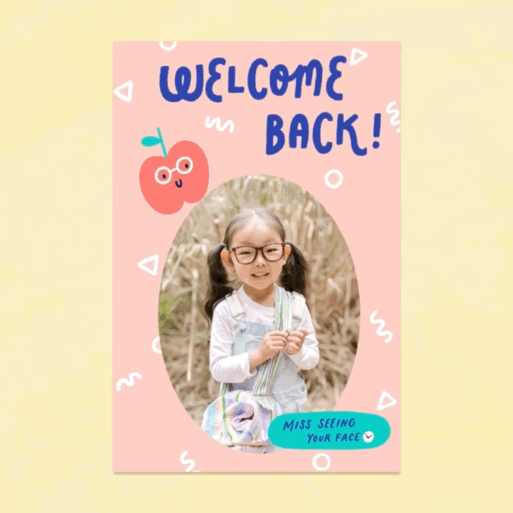 First Day of Class Photo Template