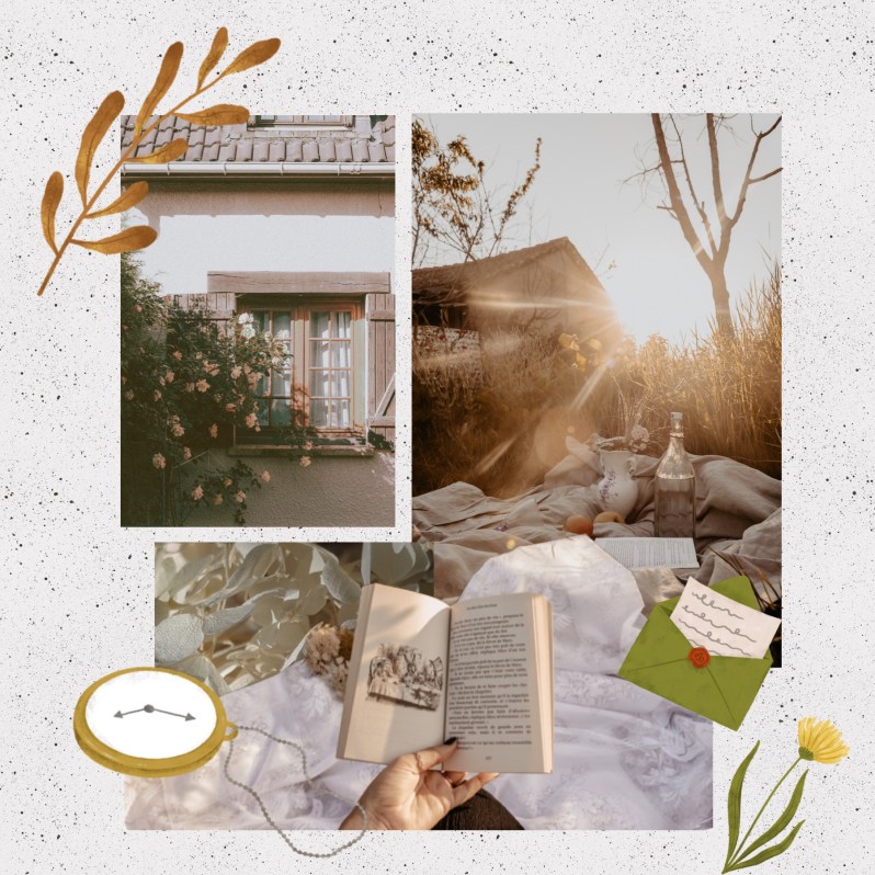 Fall Mood Board Inspiration - Cottage Core Vibe