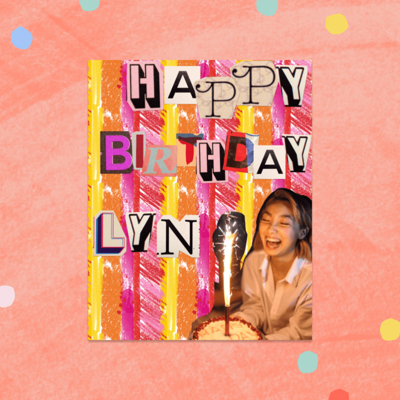 Artsy Birthday Card Inspiration