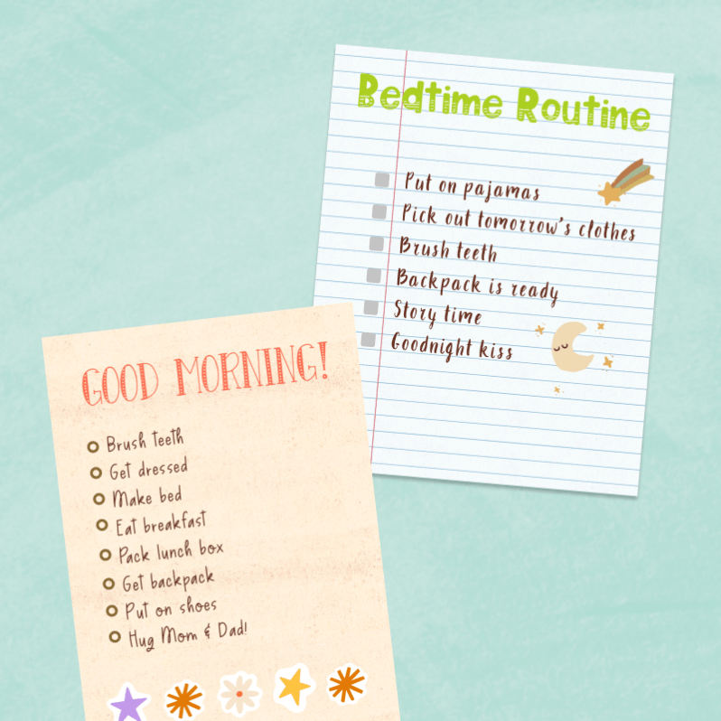 Back-To-School Morning and Bedtime Routine