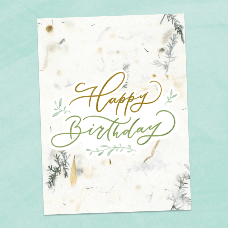 Elegant Birthday Card Inspiration