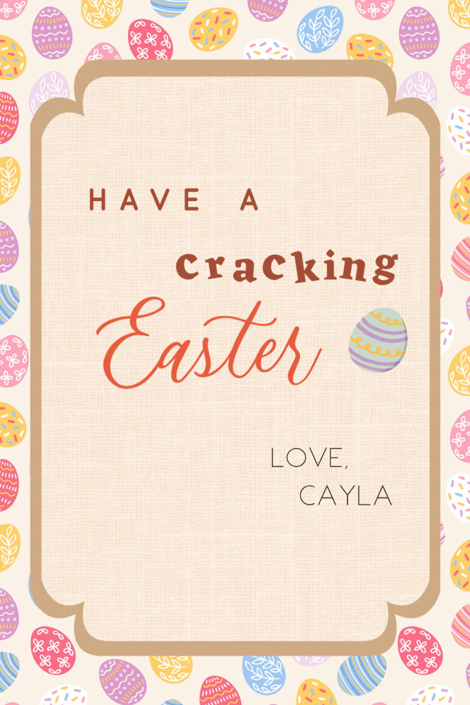 DIY Easter Card with PicCollage