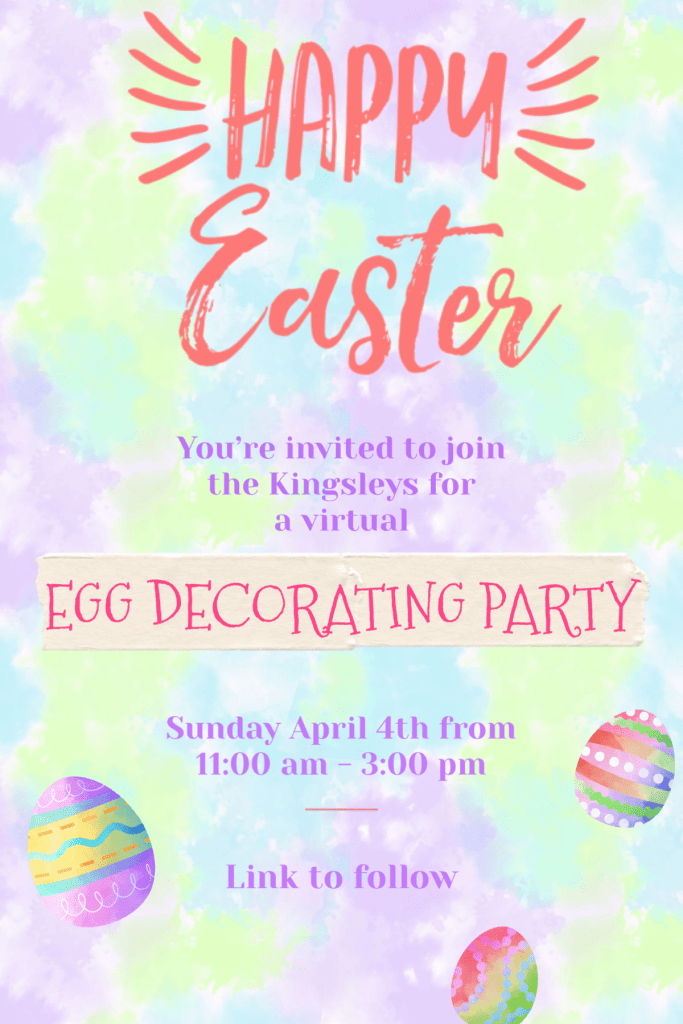 DIY Easter Party Invitation