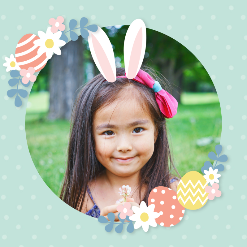 DIY Easter Card Bunny Ears