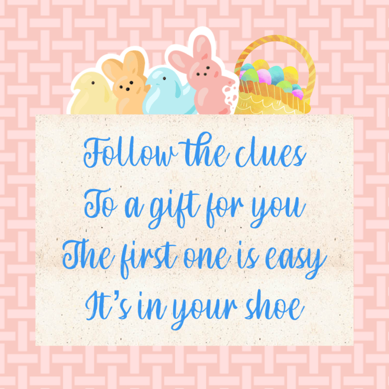 DIY Easter Egg Finding Riddles