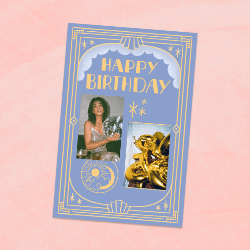 Vintage Birthday Card Inspiration